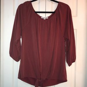 Sienna scoop neck blouse